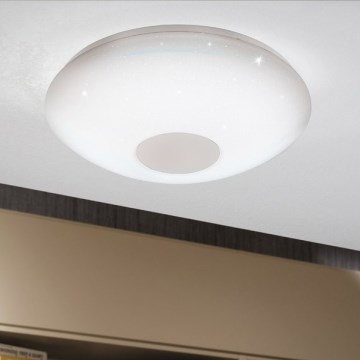 Eglo 33218 - LED RGBW Димируем плафон VOLTAGO-C LED/17W/230V 2700-6500K Ø 38 см