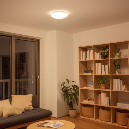 Eglo 33219 - LED RGBW димируемо таванно осветително тяло GIRON-C LED/17W/230V Ø 30 см бяло