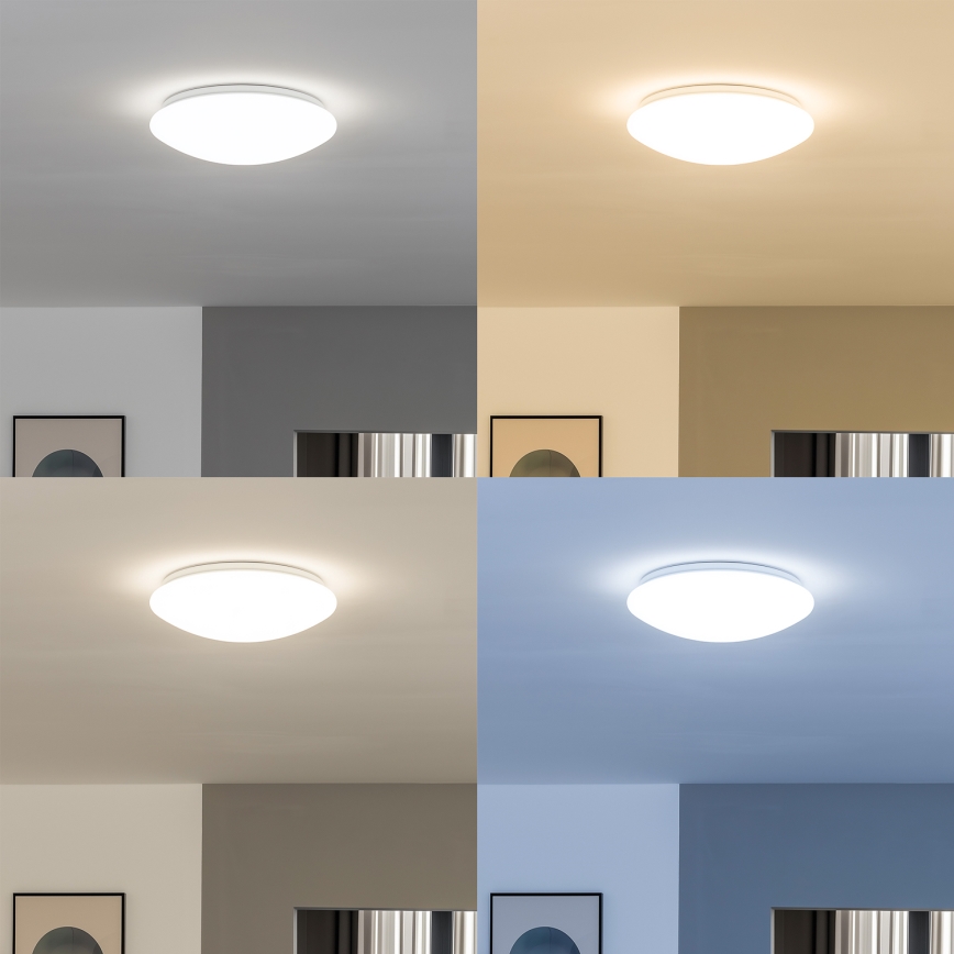 Eglo 33219 - LED RGBW димируемо таванно осветително тяло GIRON-C LED/17W/230V Ø 30 см бяло