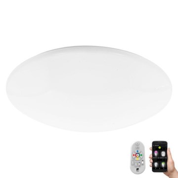 Eglo 33221 - LED RGBW Димируем плафон TOTARI LED/34W/230V + дистанционно управление