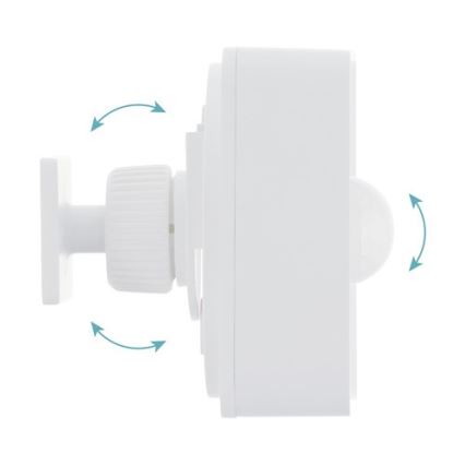 Eglo 33236 - Екстериорен сензор за движение CONNECT SENSOR 3xAA 12 m бял IP44