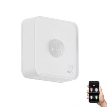Eglo 33236 - Външен сензор за движение и сумрак CONNECT SENSOR 3xAA 12 м бял IP44