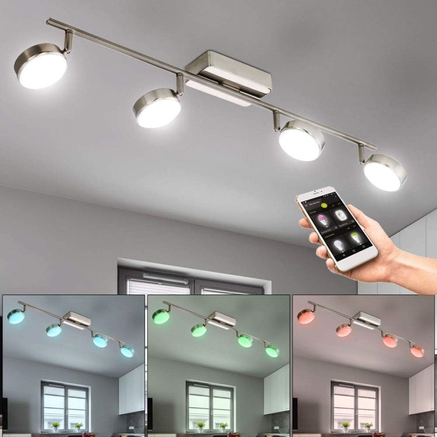 Eglo 33274 - LED RGBW Димируем спот CORROPOLI-C 4xLED/5W/230V