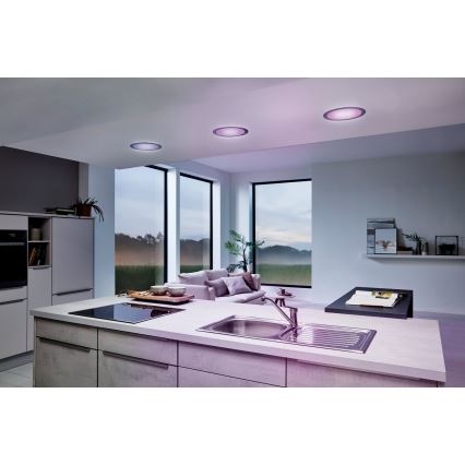 Eglo 33317 - LED RGBW димируемо вградено таванно осветително тяло FUEVA-C LED/15,6W/230V 2700-6500K Ø 22,5 см