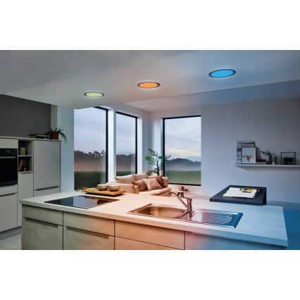 Eglo 33317 - LED RGBW димируемо вградено таванно осветително тяло FUEVA-C LED/15,6W/230V 2700-6500K Ø 22,5 см