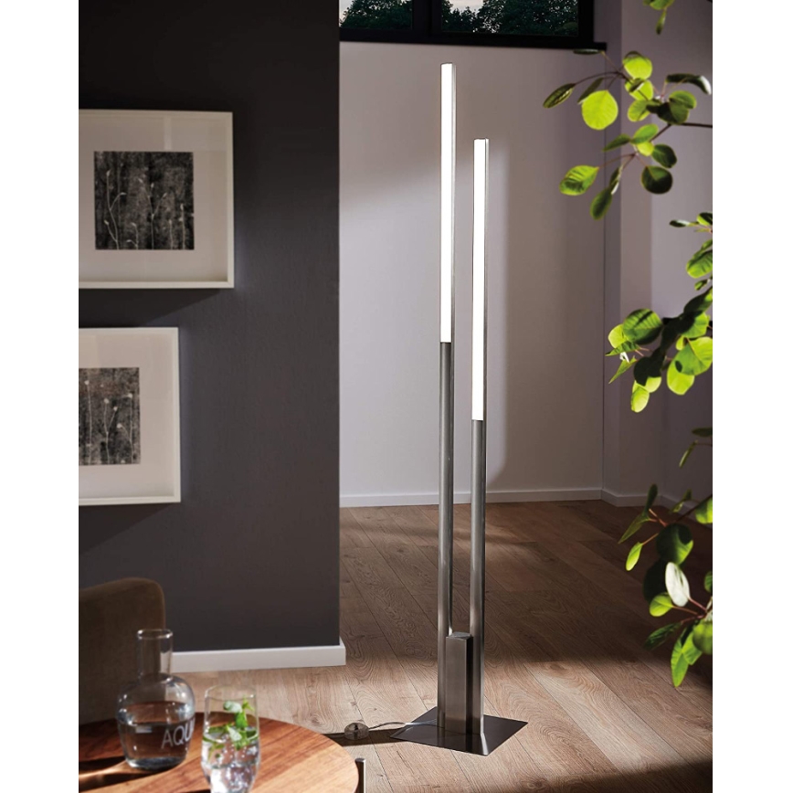 Eglo 33323 - LED RGBW Димируем лампион FRAIOLI-C 2xLED/17W/230V 2700-6500K матов хром