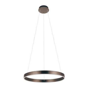Eglo 33483 - LED полилей на кабел ALCAZABA 2xLED/18W/230V 3000K Ø 55 cm бронзов