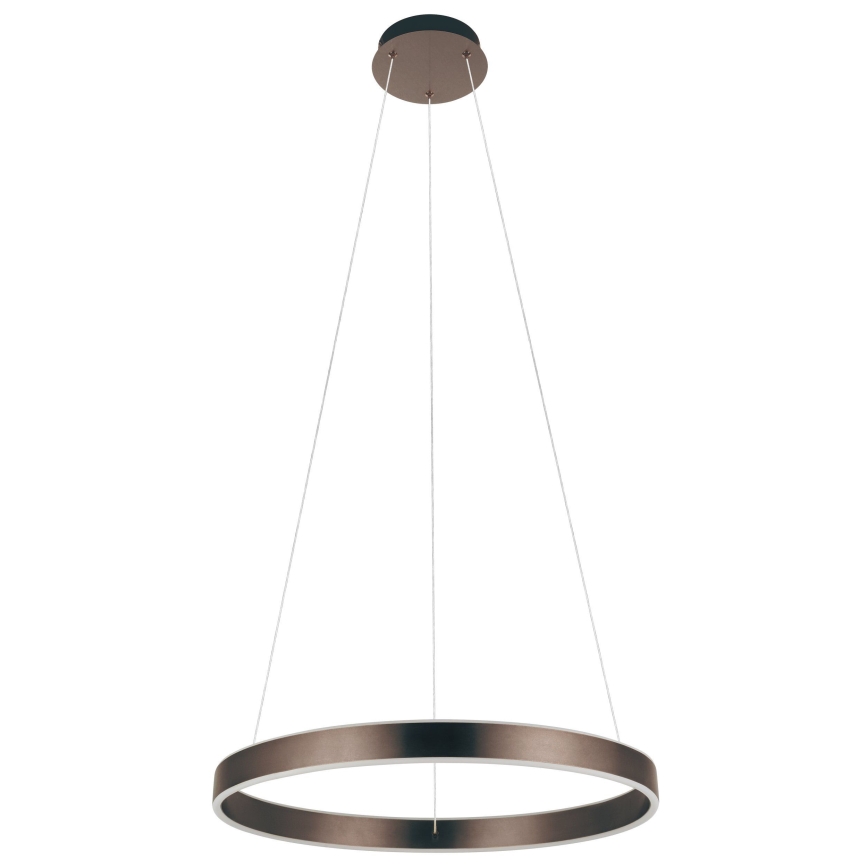 Eglo 33483 - LED полилей на кабел ALCAZABA 2xLED/18W/230V 3000K Ø 55 cm бронзов