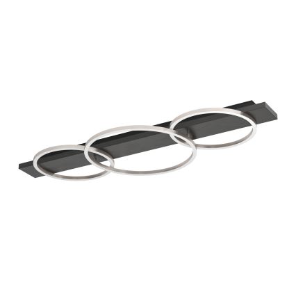 Eglo 33488 - LED таванно осветително тяло BOYAL 2xLED/12W/230V + LED/12W черно