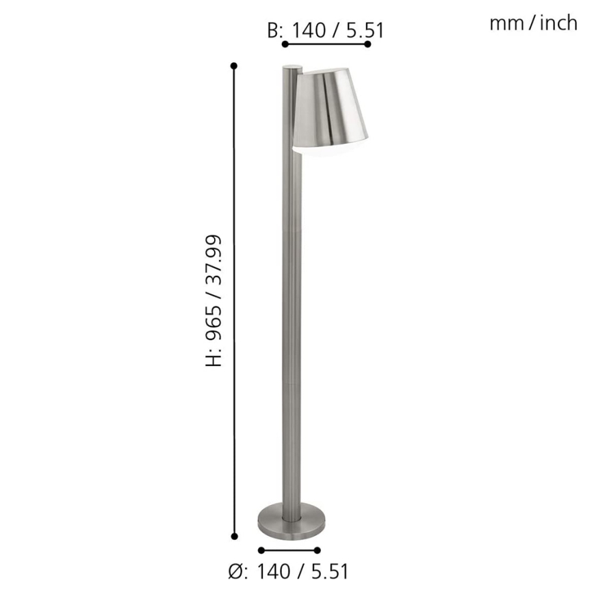 Eglo 33563 - LED димируема външна лампа CALDIERO-C 1xE27/9W/230V 3000K IP44