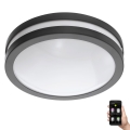 Eglo 33571 - LED Димируема лампа за баня LOCANA-C LED/14W/230V IP44 черен