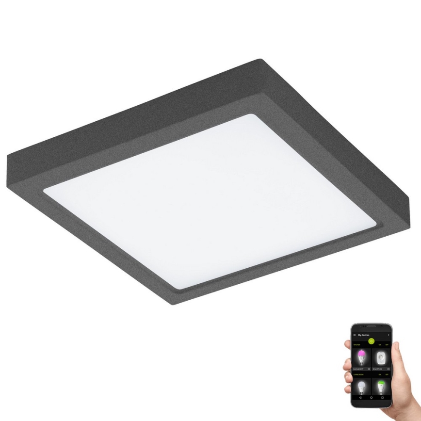 Eglo 33578- LED Димируема лампа за баня ARGOLIS-C LED/22W/230V IP44 антрацит