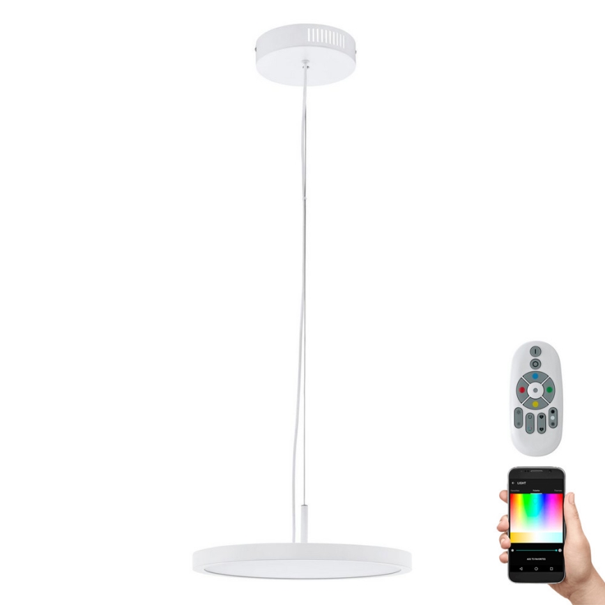 Eglo 33675 - LED RGBW Димируем пендел CERIGNOLA-C LED/21W/230V 2700-6500K + дистанционно управление
