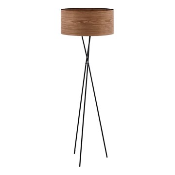 Eglo 33705 - Подова лампа CANNAFESCA 1xE27/60W/230V кафява/черна