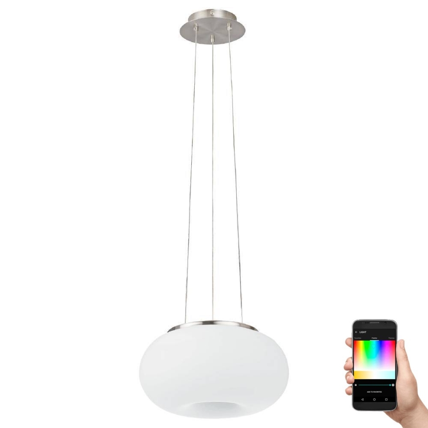 Eglo 33766 - LED RGBW Димируем пендел OPTICA-C LED/22W/230V 2700-6500K Ø 37,5 см