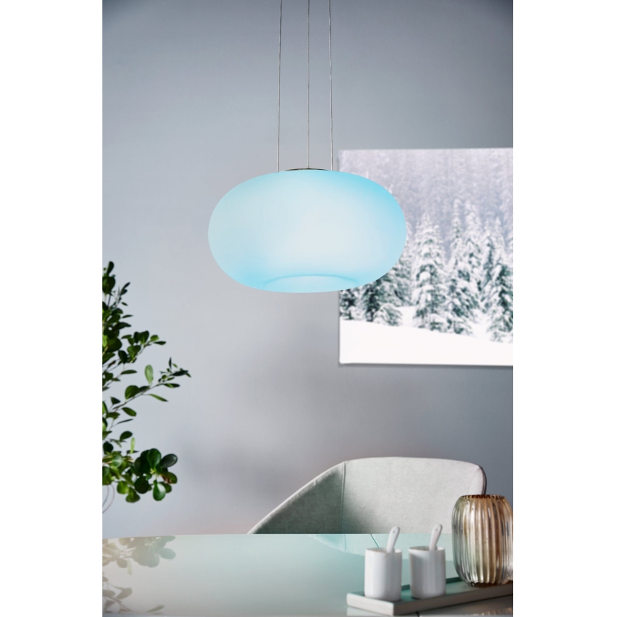 Eglo 33766 - LED RGBW Димируем пендел OPTICA-C LED/22W/230V 2700-6500K Ø 37,5 см