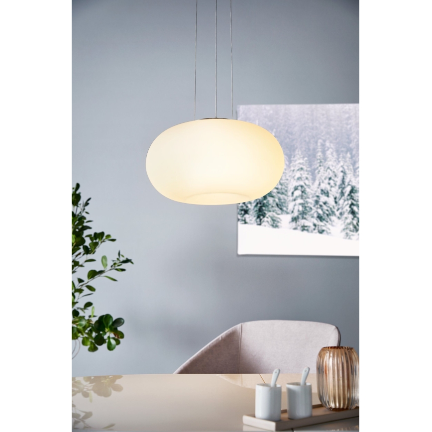 Eglo 33766 - LED RGBW Димируем пендел OPTICA-C LED/22W/230V 2700-6500K Ø 37,5 см
