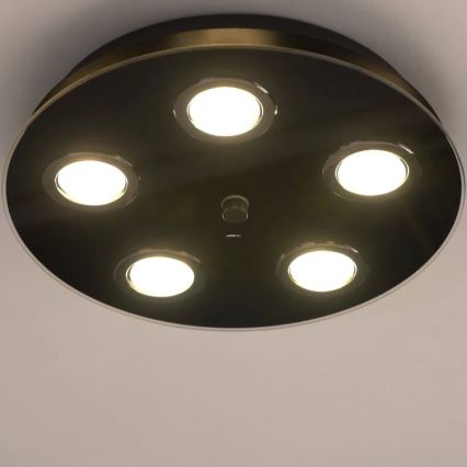 Eglo 33805 - LED таванно осветително тяло GRATTINO 5xGU10/2,8W/230V