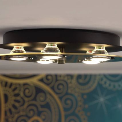 Eglo 33805 - LED таванно осветително тяло GRATTINO 5xGU10/2,8W/230V