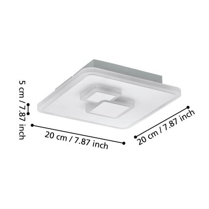 Eglo - LED Лампа LED/7,8W/230V бяла