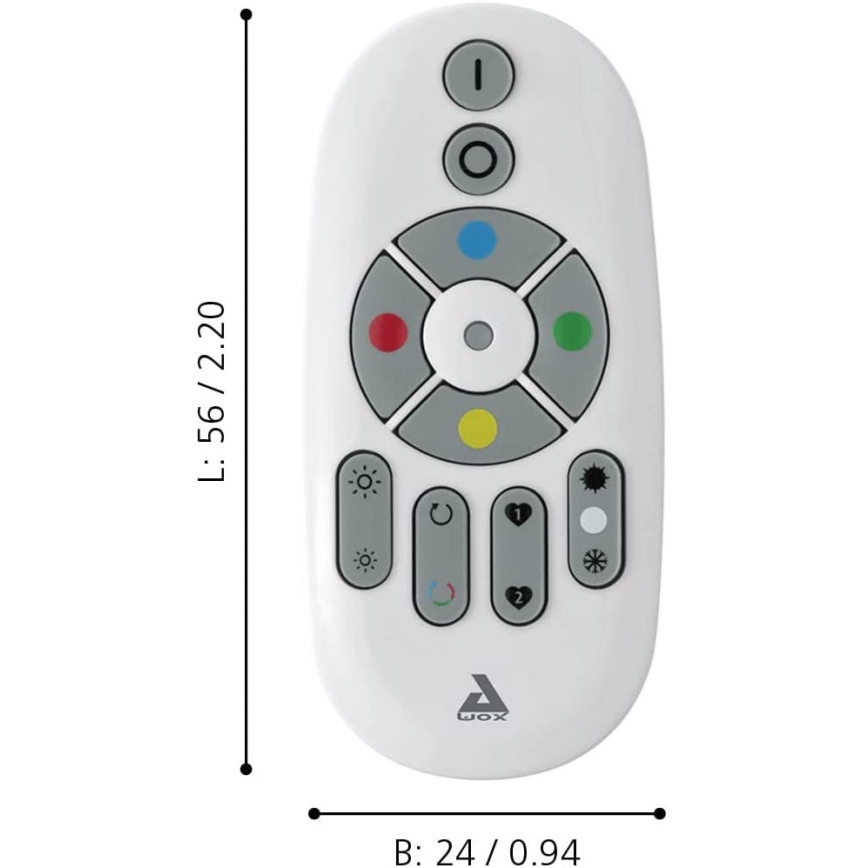 Eglo - Дистанционно управление CONNECT-Z 2xAAA Bluetooth ZigBee