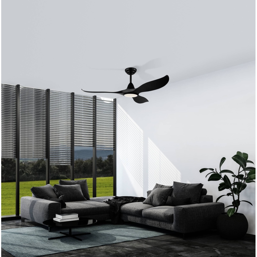 Eglo - LED Вентилатор за таван LED/15W/230V + дистанционно управление