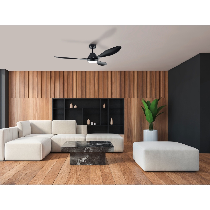 Eglo - LED Вентилатор за таван LED/18W/230V + дистанционно управление