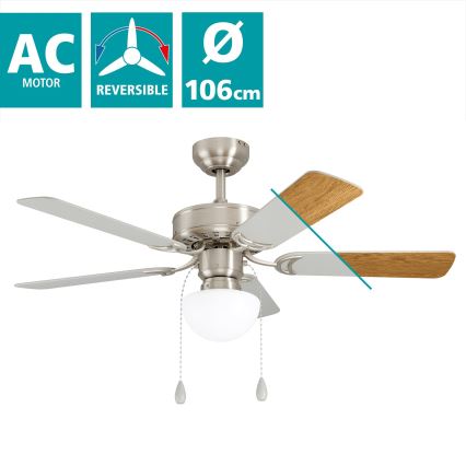 Eglo - Таванен вентилатор 1xE27/40W/230V