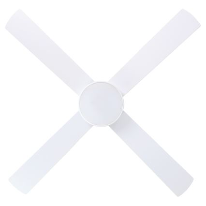 Eglo - LED Вентилатор за таван LED/20W/230V 3000/4000/5000K + дистанционно управление бял