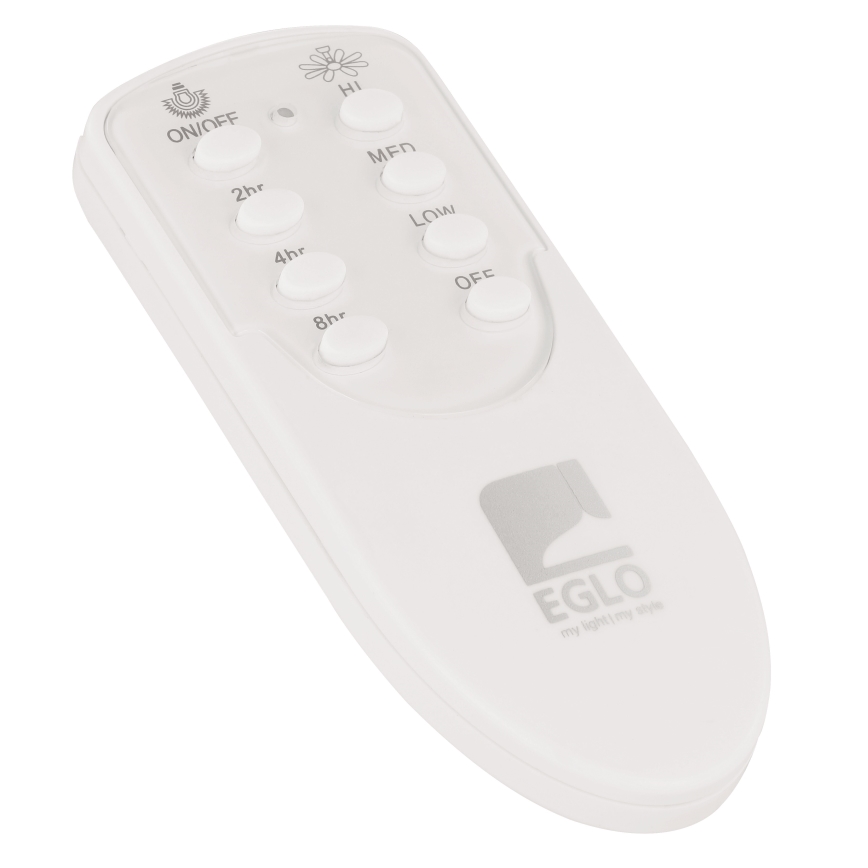 Eglo - LED Вентилатор за таван LED/20W/230V 3000/4000/5000K + дистанционно управление бял