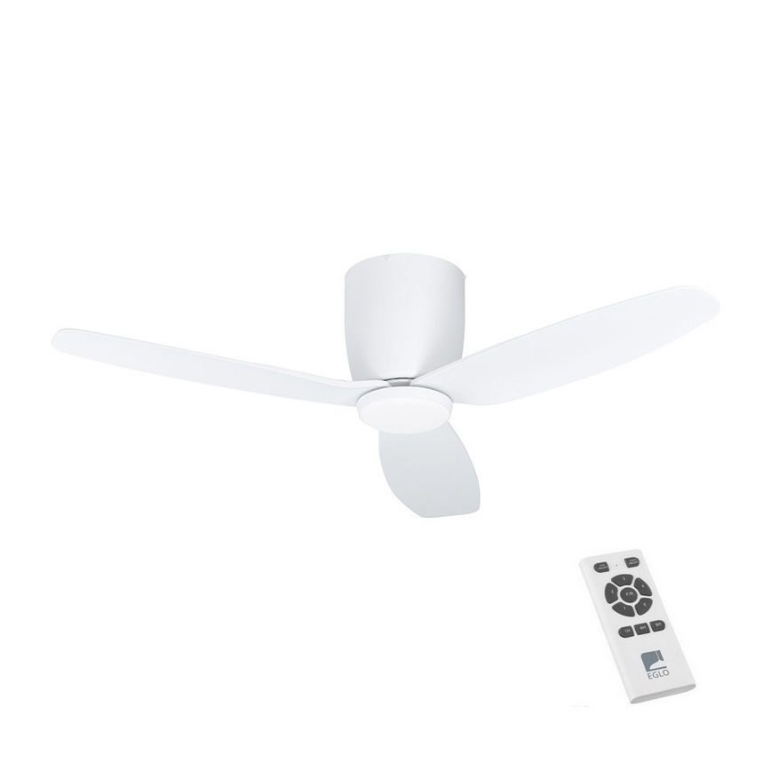 Eglo - LED Таванен вентилатор LED/15W/230V + дистанционно управление