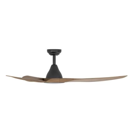 Eglo - LED таванен вентилатор LED/19W/230V Ø 132 см кафяв + дистанционно управление