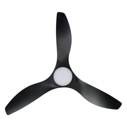 Eglo - LED таванен вентилатор LED/19W/230V Ø 132 см черен + дистанционно управление