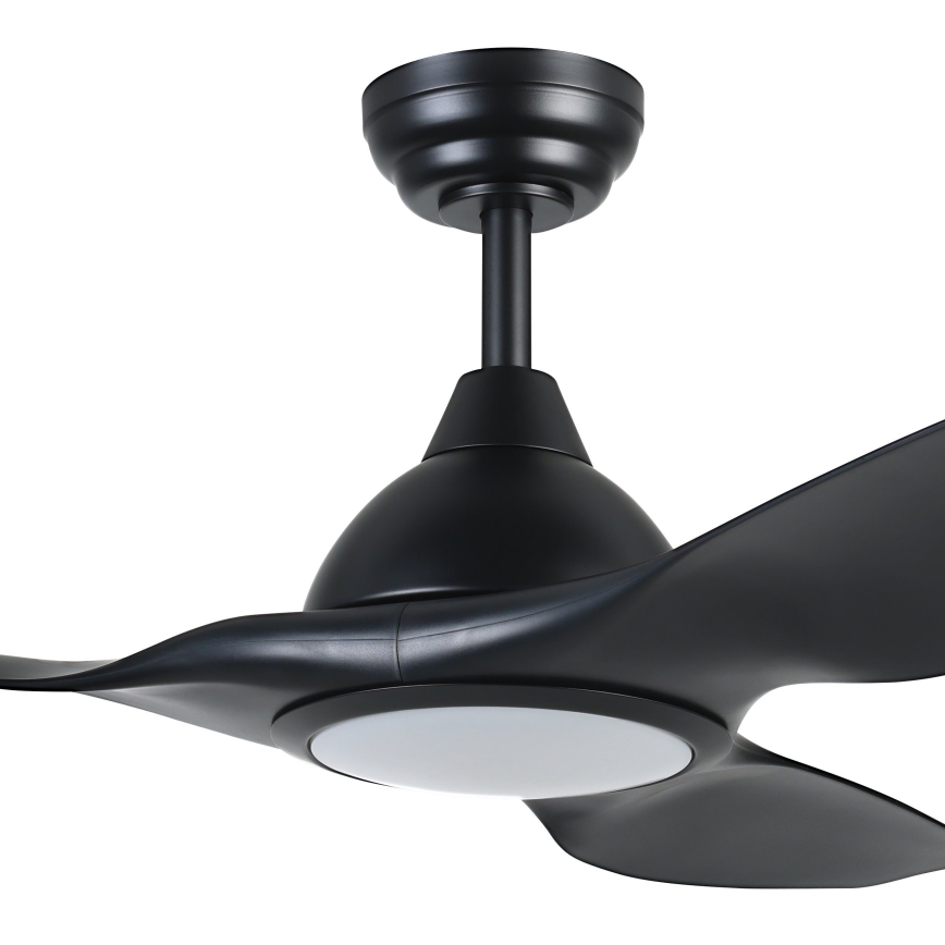 Eglo - LED Димируем таванен вентилатор LED/16W/230V черен + дистанционно