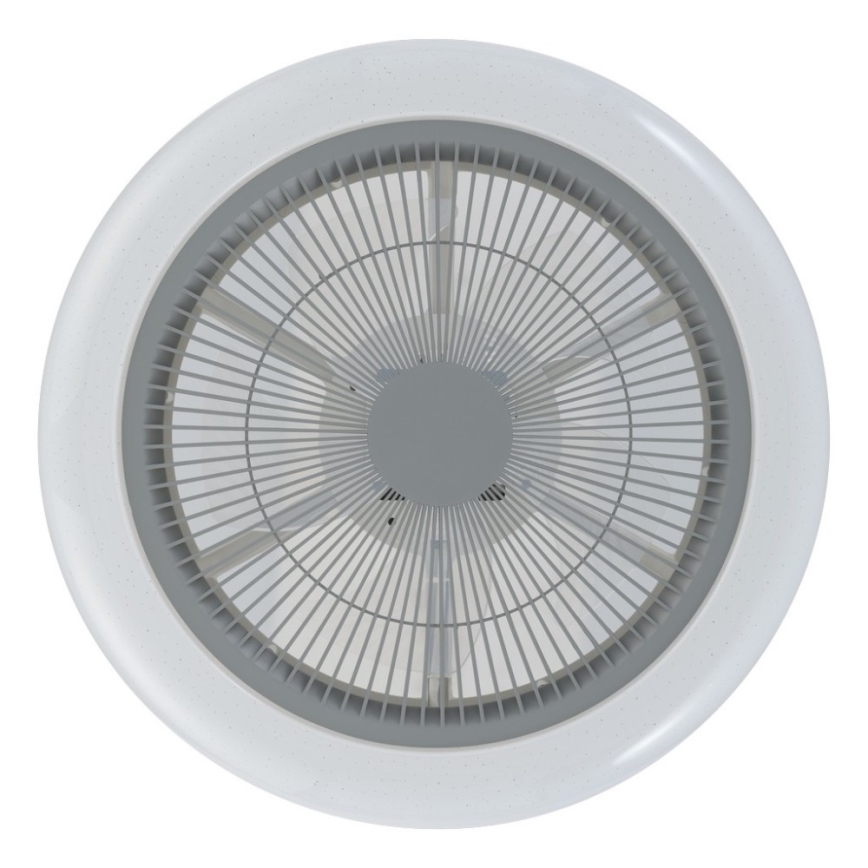 Eglo - LED Димируем таванен вентилатор LED/25,5W/230V сив + дистанционно управление