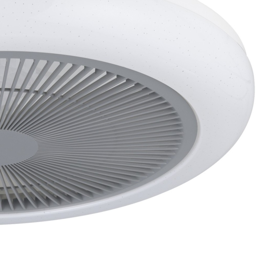 Eglo - LED Димируем таванен вентилатор LED/25,5W/230V сив + дистанционно управление