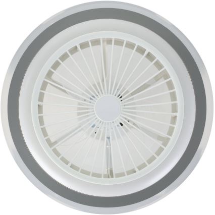 Eglo - LED Димируем таванен вентилатор LED/25,5W/230V бял/сив 2700-6500K + дистанционно управление