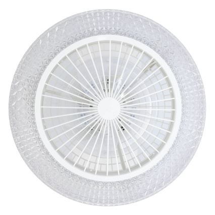 Eglo - LED димируем таванен вентилатор 3x LED / 12,6 W / 230 V, 2700–6500 K, Ø 55 см, бял + дистанционно управление
