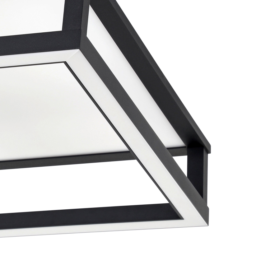 Eglo - LED Димируем плафон LED/29,4W/230V 2700-6500K черен + дистанционно управление