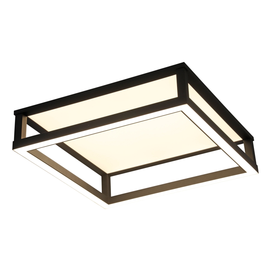 Eglo - LED Димируем плафон LED/29,4W/230V 2700-6500K черен + дистанционно управление