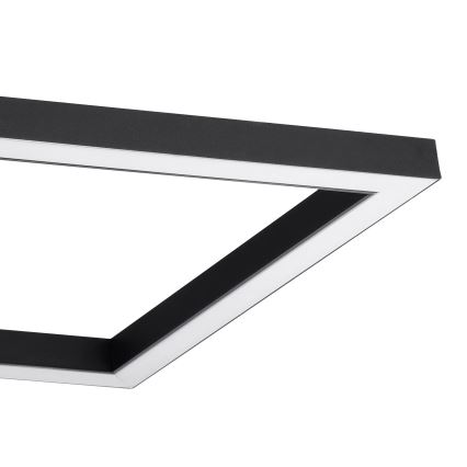 Eglo - LED Димируем плафон LED/26,2W/230V 2700-6500K черен + дистанционно управление