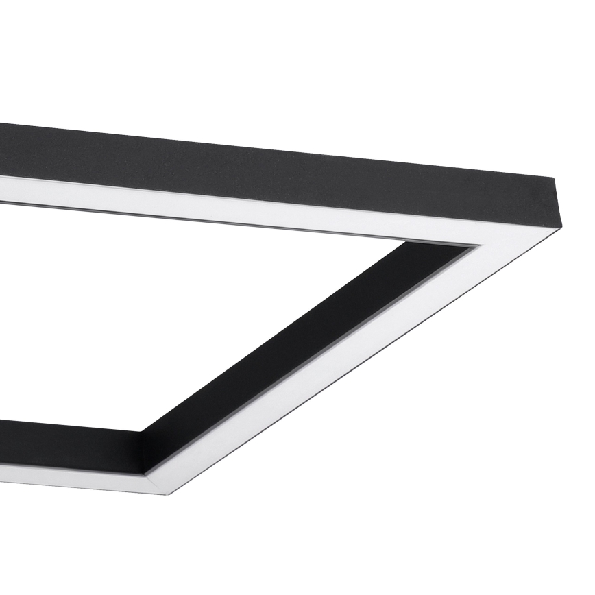 Eglo - LED Димируем плафон LED/26,2W/230V 2700-6500K черен + дистанционно управление