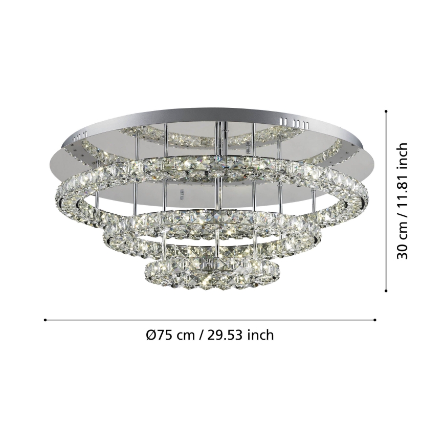 Eglo - LED Плафониера LED/61W/230V