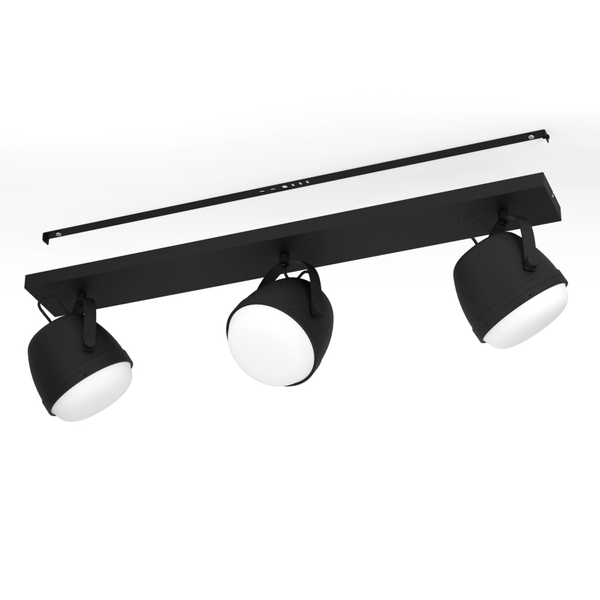 Eglo - Спот 3xE27/28W/230V черен