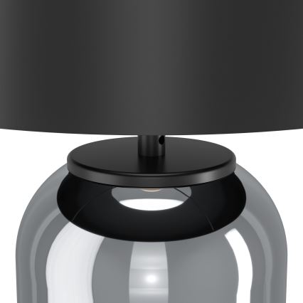 Eglo - Настолна лампа 1xE27/40W/230V черен/опушен