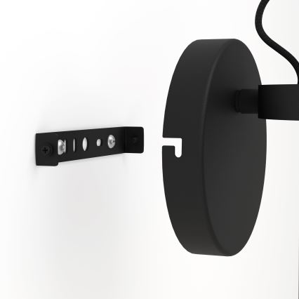 Eglo - Аплик 1xE27/28W/230V черен