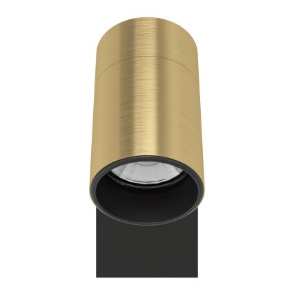 Eglo - LED Стенен спот 1xGU10/4,5W/230V 3000K черен/златист
