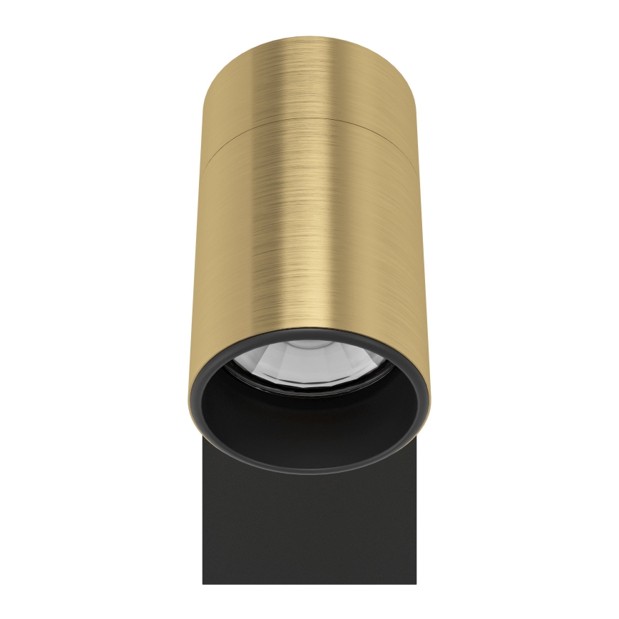 Eglo - LED Стенен спот 1xGU10/4,5W/230V 3000K черен/златист