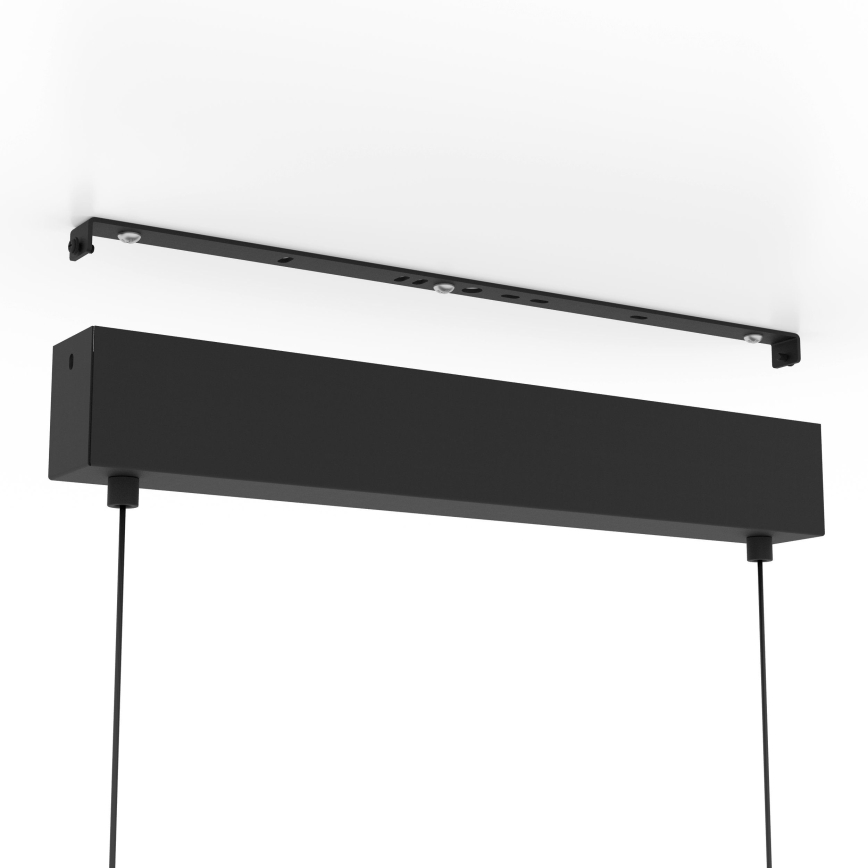 Eglo - LED Димируем пендел 2xLED/12,5W/230V + LED/15,5W 3000K черен