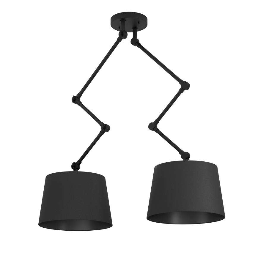Eglo - Висящ полилей 2xE27/40W/230V черен